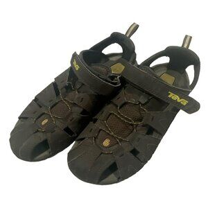 TEVA Men Sandals Size 10 Brown Fore Bay Outdoor Fisherman Casual Summer s-15